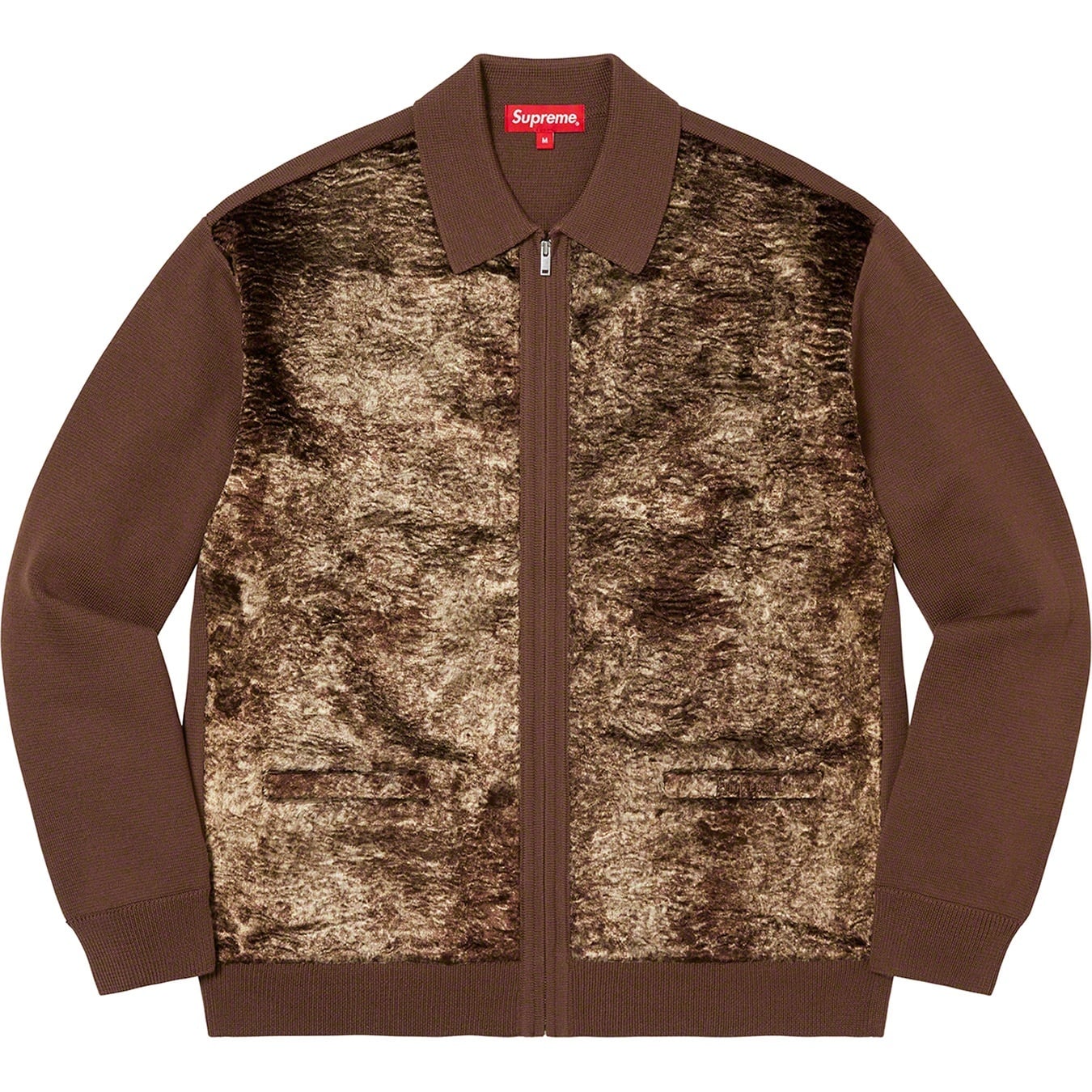 Faux Fur Zip Up Cardigan view 6